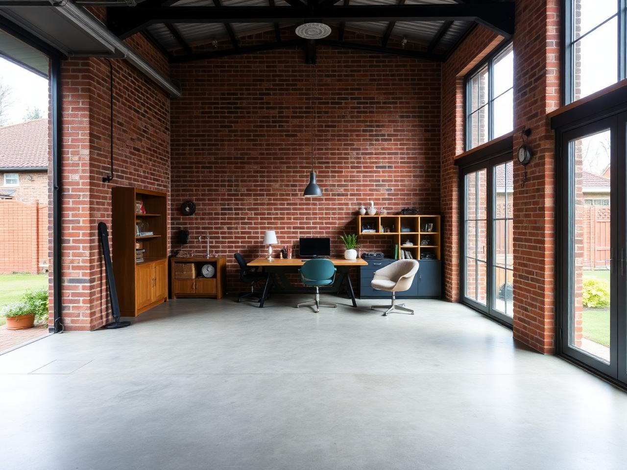 UK garage conversion living space